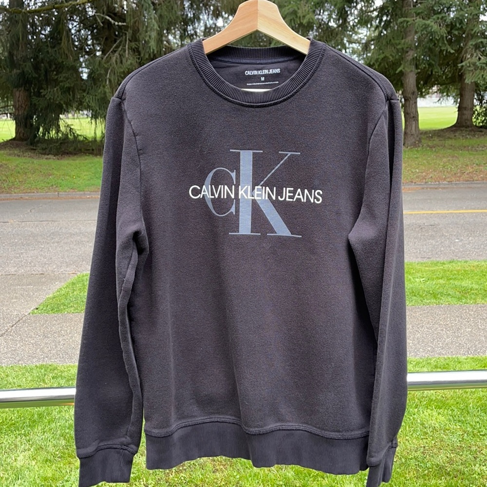 Calvin Klein charcoal/black sweatshirt sweater